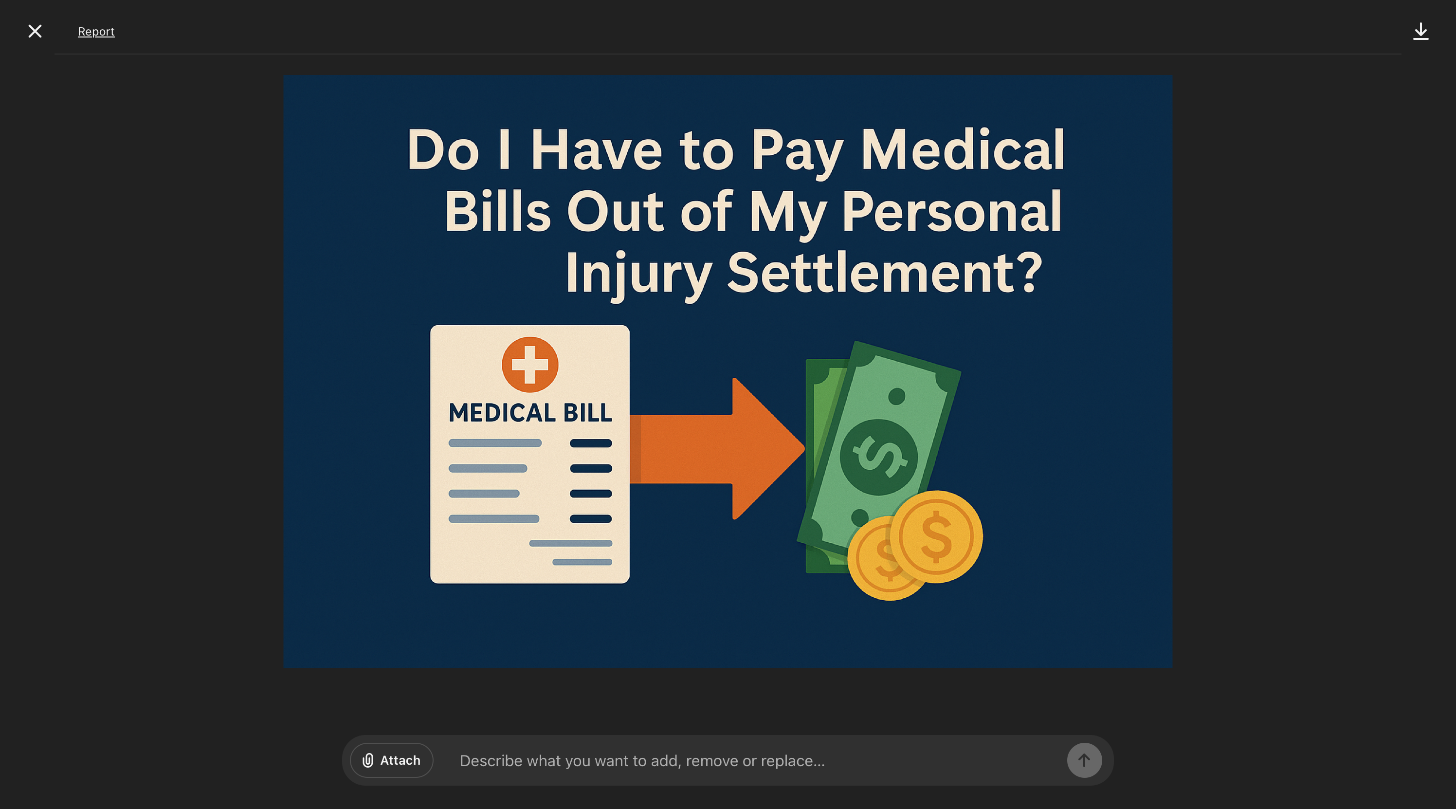 Image-Paying Bills From Injury Settlement?